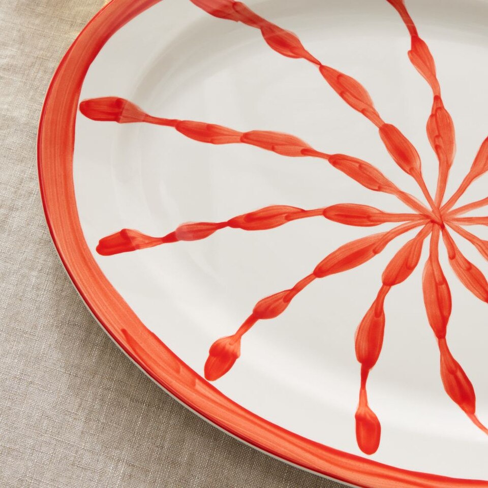 Cabana Handpainted Serveware Platter West Elm Australia